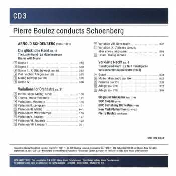11CD/Caja Arnold Schoenberg: Pierre Boulez conducts Schoenberg
