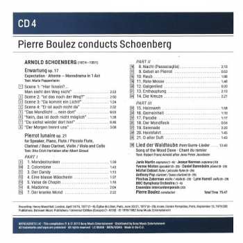 11CD/Caja Arnold Schoenberg: Pierre Boulez conducts Schoenberg