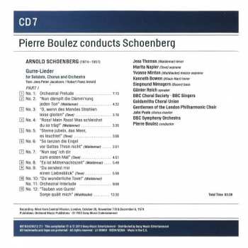 11CD/Caja Arnold Schoenberg: Pierre Boulez conducts Schoenberg
