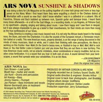CD Ars Nova: Sunshine & Shadows