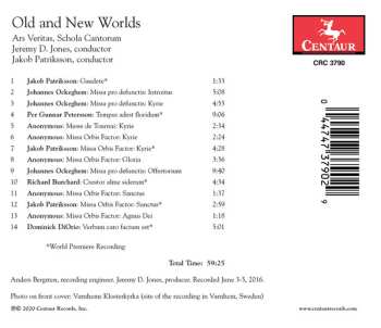 CD Schola Cantorum: Old And New Worlds