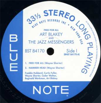LP Art Blakey & The Jazz Messengers: Free For All