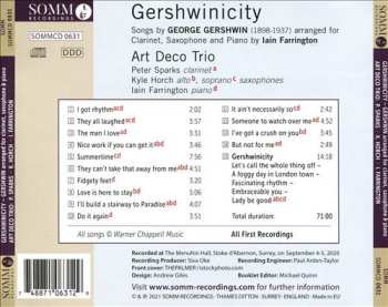 CD Art Deco Trio: Gershwinicity