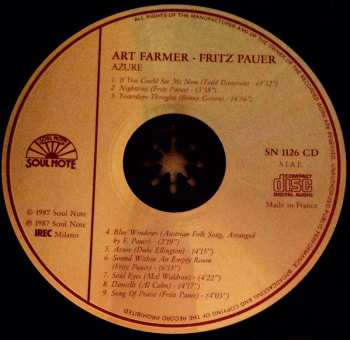 CD Art Farmer: Azure