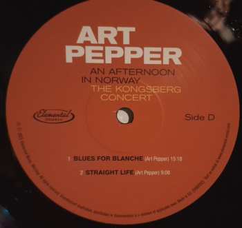 2LP Art Pepper: An Afternoon In Norway (The Kongsberg Concert) DLX | LTD