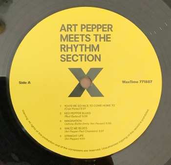 LP Art Pepper: Art Pepper Meets The Rhythm Section LTD