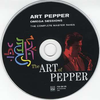 CD Art Pepper: The Art Of Pepper - Omega Sessions: The Complete Master Takes