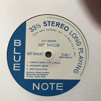 LP Art Taylor: A.T.'s Delight