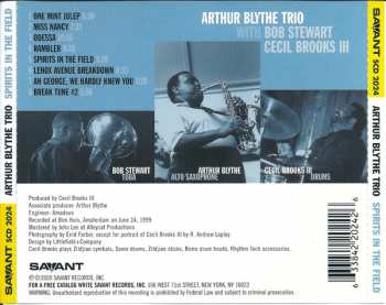 CD Arthur Blythe Trio: Spirits In The Field