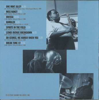 CD Arthur Blythe Trio: Spirits In The Field