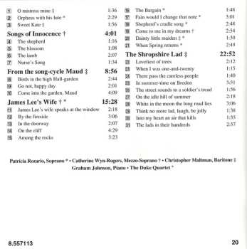 CD Christopher Maltman: The English Song Series • 2