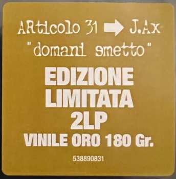 2LP J-Ax: Domani Smetto