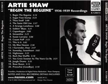 CD Artie Shaw: Begin The Beguine - Original 1936-1939 Recordings