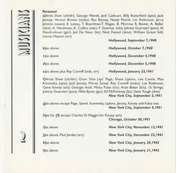 CD Artie Shaw: Evensong