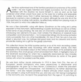 2CD Artie Shaw: The Artie Shaw Collection 1932-54