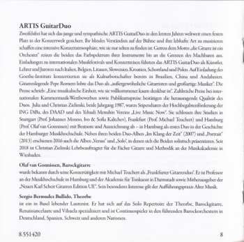 CD Artis GuitarDuo: Baroque Masterpieces