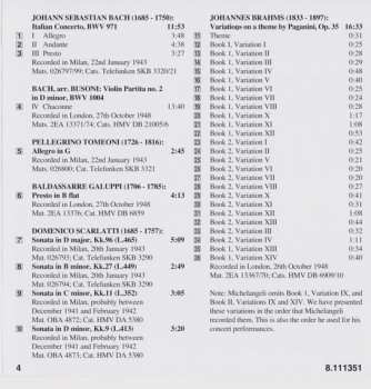 CD Arturo Benedetti Michelangeli: The Early Recordings - 1
