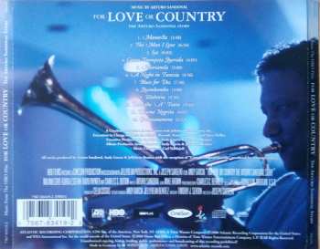 CD Arturo Sandoval: For Love Or Country: The Arturo Sandoval Story