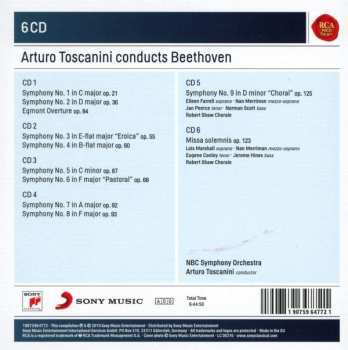 6CD/Caja Arturo Toscanini: Arturo Toscanini conducts Beethoven