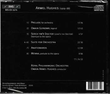 CD Owain Arwel Hughes: Anatiomaros (Orchestral Music By Arwel Hughes)