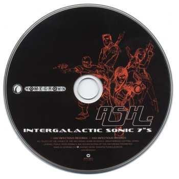 2CD Ash: Intergalactic Sonic 7"s