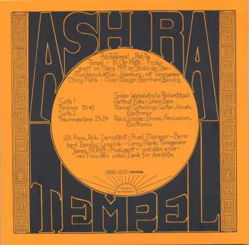 LP Ash Ra Tempel: Ash Ra Tempel CLR | LTD