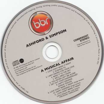 CD Ashford & Simpson: A Musical Affair