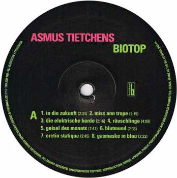 LP Asmus Tietchens: Biotop
