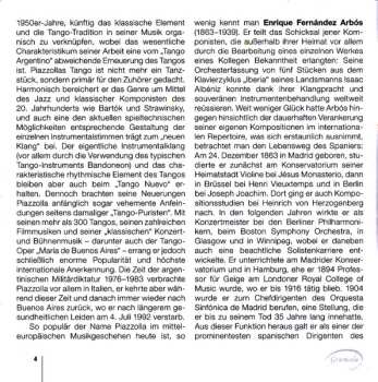 CD Astor Piazzolla: Cuatro Estaciones Porteñas. Tres Piezas Originales Al Estilo Español Op. 1