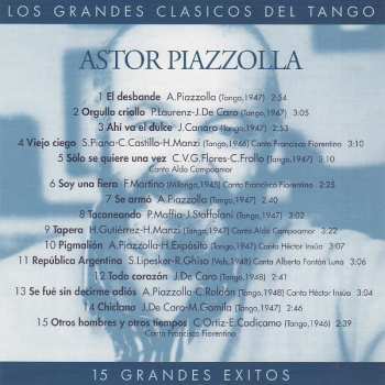 CD Astor Piazzolla: Los Grandes Clasicos Del Tango