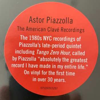 3LP/Caja Astor Piazzolla: The American Clavé Recordings