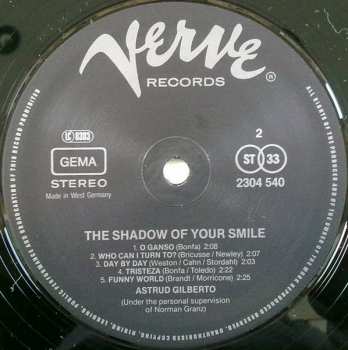 LP Astrud Gilberto: The Shadow Of Your Smile