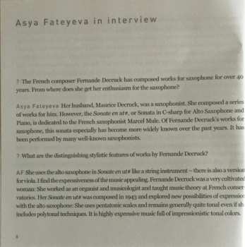CD Asya Fateyeva: Saxophone