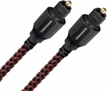 Técnica de áudio Audioquest Cinnamon Optilink TT- kabel Full size 0,75m