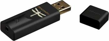 Técnica de áudio Audioquest DRAGONFLY Black USB-DAC