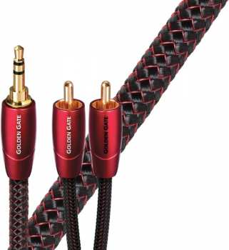 Audiotechnika Audioquest Golden gate JR - audio cable 3,5 jack - 2 x RCA