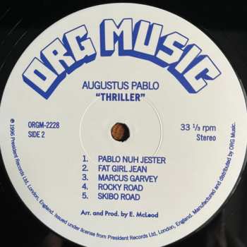 LP Augustus Pablo: Thriller