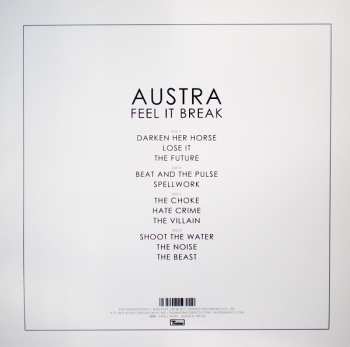 2LP Austra: Feel It Break