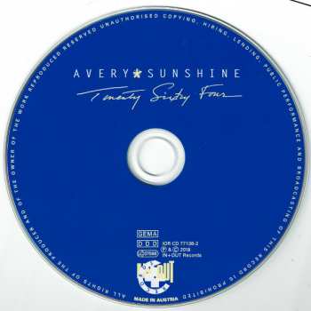 CD Avery Sunshine: Twenty Sixty Four