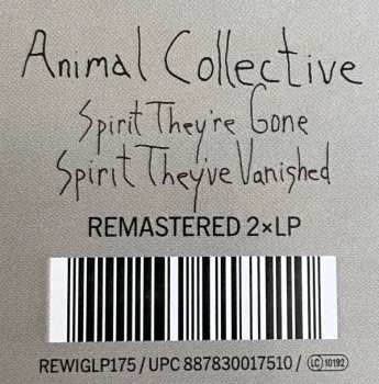 2LP Panda Bear: Spirit They're Gone Spirit They've Vanished CLR