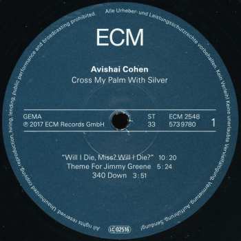 LP Avishai E. Cohen: Cross My Palm With Silver