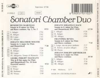 CD Johann Sebastian Bach: Sonatori Chamber Duo Peter Brock Flute Berthold Fritz Harpsichord