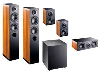 Técnica de áudio Indiana Line NOTA X Home Cinema set 5.1 Walnut
