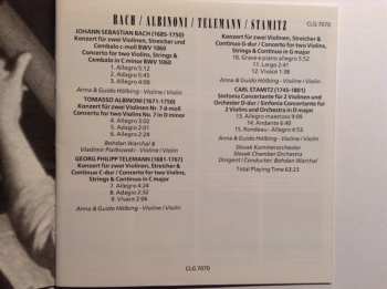 CD Johann Sebastian Bach: Concertos For Two Violins