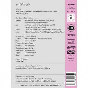 DVD Johann Sebastian Bach: Es Ist Das Heil Uns Kommen Her BWV 9