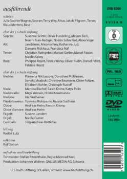 DVD Johann Sebastian Bach: Freue Dich, Erlöste Schar BWV 30