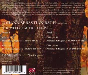 4CD/Caja Johann Sebastian Bach: Bach: The Well-Tempered Clavier, Books 1 & 2