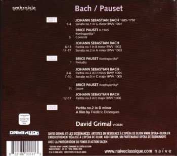 2CD/DVD Johann Sebastian Bach: Sonates & Partitas, Kontrapartita