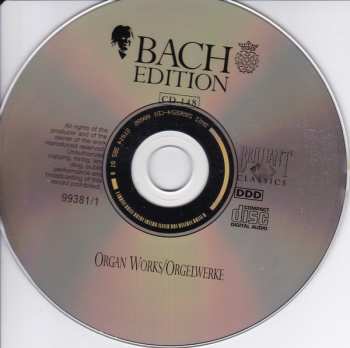 9CD/Caja Johann Sebastian Bach: Organ Works Vol. II = Orgelwerke Vol. II