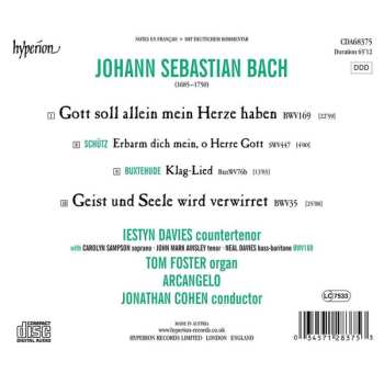CD Johann Sebastian Bach: Cantatas Nos 35; 169